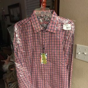 NWT Robert Graham Gainsford long sleeve button up